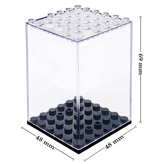 20 Pack Dustproof Display Boxes for Minifigures.
Single Minifigure Storage Case for Collectors.